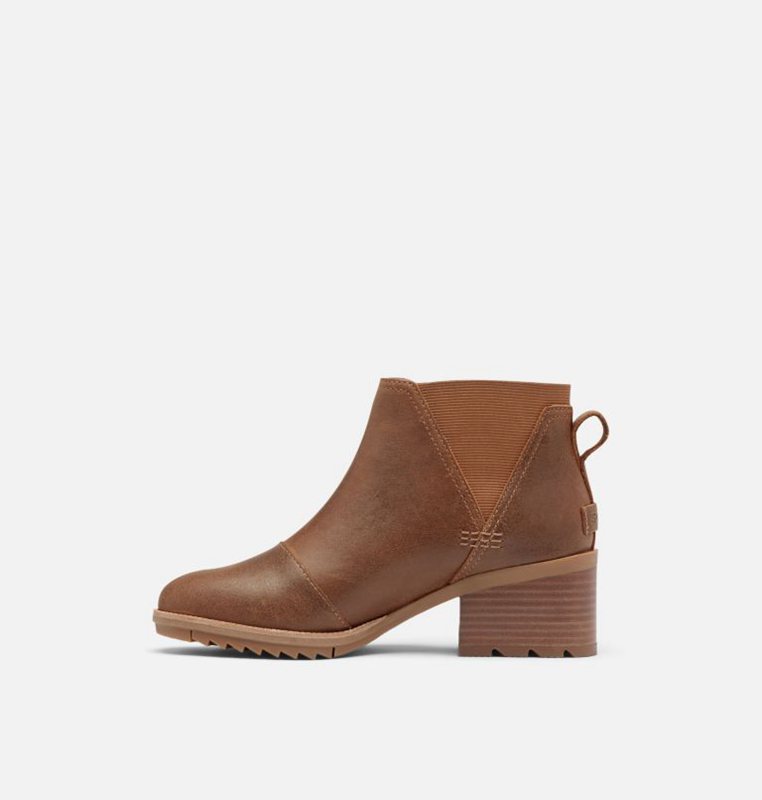 Sorel Dam Stövlar Brun - Cate™ Chelsea Mid - QGV-364081